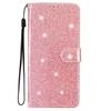 Novo Modelo Adequado para Samsung A17 Porta Cartão Flip Cor Pura Glitter A54/A26 Capa de Couro para Celular
