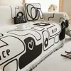Tela para Funda de Sofá de Chenilla Modelo Nuevo 2024 Funda Universal para Cojín de Sofá para Todas las Estaciones Manta Universal Anti-Arañazos de Gato Funda Completa