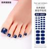 Pegatinas de Manicura de Gel Personalizadas Zhengxiang Horneado Libre Color Sólido Pegatinas de Cola Transfronterizo Sin Gel UV Pegatinas para Uñas de Pies