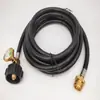 Estufa de Exterior Cabezal de Estufa Cabezal de Conversión de Conexión de Cilindro de Gas Adaptador de Tanque de Gas Válvula Tubería de Conexión de Tanque de Gas Licuado