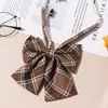 Pajarita JK Estilo Universitario Femenino Uniforme de Niña Cuello Infantil Flor Gratis Pajarita para Foto de Graduación Camisa de Niño