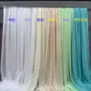 Cortina de Casamento Branca Semitransparente Chiffon Gaze de Casamento Tecido para Pendurar em Casamento ao Ar Livre Cortina de Fundo Tecido de Decoração de Casamento