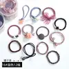Cuerda para la cabeza, estilo coreano, pequeña, fresca, sencilla, con personalidad, banda de goma para el cabello, cuerda para el cabello, bola para cola de caballo para adultos, anillo para el cabello, tocado