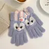 Guantes Infantiles Star Dew, Engrosados para Otoño e Invierno, Cálidos, para Niñas y Bebés, con Bordado de Dibujos Animados, Lindos
