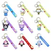 Al por mayor de fábrica Dibujos Animados Muñeca KT Gato Llavero Muñeca de Goma Líquida PVC Llavero de Muñeca DIY Bolsa Llave Colgante Pequeño
