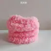 Venta directa de fábrica de 15 mm de hilo trenzado de coral cifrado, lana de vellón, raíz, material artesanal para cachorros y gatitos.