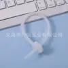 Amarre de cable de silicona colorido de 210 mm con diseño de corazón para guardar cables de datos, cordón llavero para bolsa de muñeca, cordón de almacenamiento simple