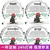 Enfeites de Acrílico Transfronteiriços, Artesanato Personalizado, Decoração de Mesa, Dia das Mães, Dia dos Pais, Halloween, Presentes de Natal