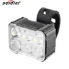 Luces de bicicleta transfronterizas luces de noche para ciclismo de montaña al aire libre luces de advertencia para ciclismo luces traseras y delanteras velocidad Jue equipo al por mayor