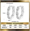 Pendientes de Plata de Ley S925 Exquisitos y Elegantes Incrustados con Circonita, de Venta Caliente Transfronteriza, Pendientes Versátiles de Estilo Coreano Minimalista de Moda