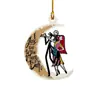 Pesadilla de Halloween Personaje Animado Juguete Adorno para Árbol de Navidad Acrílico Adorno para Decoración de Fiesta Regalo