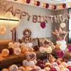 Famosa da Internet Melhor Amiga da Menina Festa de Aniversário Feliz Decoração de Parede de Fundo Balão Festa de Aniversário de 18 Anos Adulto Conjunto de Balões de Aniversário