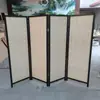 Madera Maciza Tiras de Bambú Tejido de Bambú Pantalla para Jardín de Infancia de Niños Entrada Plegable Móvil Biombo Sala de Estar Dormitorio Hotel Partición