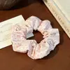 Nuevo Scrunchie Rosa de Hello Kitty Dibujo Elástico para Cola de Caballo Cuerda para Moño de Cabello Popular de Moda para Niña
