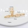 Color Oro 14K Pulsera Hebilla Ot Circonita Reina Madre Saturno Collar de Perlas Hebilla de Conexión para Mujer Joyería Hecha a Mano Accesorios DIY