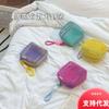 Bolsa de Tofu Dopamina Mini de Malha Portátil para Viagem Bolsa de Armazenamento de Artigos de Higiene Pessoal e Cosméticos Bolsa para Retoque de Maquiagem Bolsa de Malha para Diversos