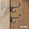 Gancho de Hierro Fundido Vintage Estilo Europeo Patio Jardín Exterior Tienda de Ropa Gancho Decorativo para Ropa Gancho para Abrigos Gancho Superior