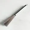 Cepillo para ollas de acero inoxidable 304 para el hogar limpieza fácil sin ocultar suciedad cepillo de mango largo limpieza de cantina cepillo para utensilios de cocina olla en stock venta al por mayor