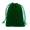 Bolsa de flanela atacado de fábrica com cordão preto à prova de poeira bolsa para joias embalagem de joias multicolorida bolsa de flanela para armazenamento