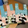Bolsa de Punto de Panda Personalizable con Logo, Bolsa para Regalo de Cumpleaños Infantil, Chaleco de Punto de Mano al por Mayor