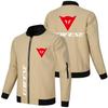 Jaqueta Esportiva Masculina com Zíper para Primavera e Outono, Tamanho Grande, Tendência da Moda, Bonita, Estampada com Logo de Carro, Jaqueta Masculina