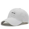 Gorra con Letra Bordada para Hombre, Gorra Casual Versátil, Algodón, Copa Suave, Sombrero para el Sol, Moda Simple y Fresca para Mujer, Gorra de Béisbol