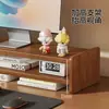 Soporte Elevador Base para Monitor de Computadora de Escritorio Soporte de Escritorio Estación de Trabajo de Escritorio de Oficina Estante de Almacenamiento con Cajón de Escritorio