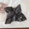 Goma para el pelo de flor de anacardo coreana, Diadema de bufanda cuadrada elegante para mujer, Cuerda para moño de pelo de alta gama, Accesorio para el pelo, Estilo retro coreano