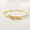 Lujo Ligero, Pulsera Moderna y Única con Circonitas Micropavé con Forma de Serpiente, Exquisito Lujo Ligero, Versátil y Joyería de Mano Abierta de Alta Gama