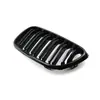 Adecuado para BMW Serie 2 F22 2014-2018 Parrilla frontal de riñón ABS parrilla de doble doble listón negro brillante