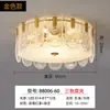 Luz de Dormitorio Moderna Simple Lujo Ligero Vidrio Artístico Nuevo Estilo Luz de Cristal Lujo Ligero Estudio Luz Francesa Luz de Techo Estilo Lujo Ligero
