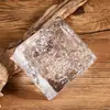 Ladrillos de Vidrio Ultra Claros, Ladrillos de Cristal, Muros Divisorios, Pantallas de Moda, Muros de Fondo Transparentes, Ladrillos Cuadrados Sólidos de Doble Cara con Patrón de Hielo