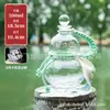 Botella de Calabaza de Vidrio Personalizada Transfronteriza de Amazon 500ml Botella Creativa Retro para Vino de Frutas con Cuerda Botella Dispensadora de Bebidas