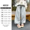 Calça de Moletom Infantil Yojia Inverno 2025 Nova Estilosa Calça Jogger Infantil com Forro de Lã Espessado Calça Infantil Roupa de Inverno