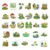 56 Nuevas Pegatinas Diarias de Rana Transfronteriza, Dibujos Animados Creativos, Pequeña Rana Linda, Material Decorativo, Pegatinas de Graffiti