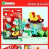 Folha dupla 090 Borracha de presente de Natal jardim de infância Prêmio de incentivo material escolar Presente de recompensa para estudantes do ensino fundamental