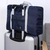 Bolsa de Viaje Plegable Portátil de Gran Capacidad con Carrito Enchufable para Viajar Bolsa de Aire Simple Moderna Portátil Bolsa de Almacenamiento Multifuncional