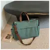 Bolsa grande casual simples no atacado para mulheres, nova bolsa tote de lona da moda, bolsa de ombro e transversal de grande capacidade, moderna