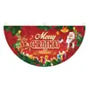 Bandeira de meia-lua de Natal da Amazon, nova, transfronteiriça, bandeira em leque para festas, bandeira decorativa para reuniões, decoração de cena e criação de uma atmosfera festiva