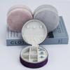 Embalaje Qingyu Caja de Almacenamiento para Joyas Caja Portátil de Mano para Joyería Collar Anillo Pequeña Caja de Terciopelo Exquisita Personalización