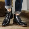 Enlace de Pedido de Cliente Recurrente Botas Martin Retro de Caña Alta Negocio Cuero Genuino Chelsea Estilo Británico Talla Grande Mayoreo