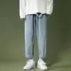 Nuevos pantalones de mezclilla de primavera y otoño para hombre, tendencia coreana, pantalones holgados, rectos, casuales, de pierna ancha, una generación de cabello
