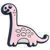 Bonito dinossauro série novo pvc cola macia grosso patch frisado cartoon coque contas diy caneta frisado jóias em estoque