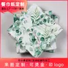 Toalhas de Papel Impressas Personalizadas com Desenhos de Folhas e Florais para Decorações de Aniversário, Festas Temáticas, Decorações de Hotéis e Restaurantes