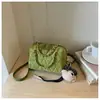 Bolso de cadena con diseño único de patrón de diamante para mujer, nueva versión coreana 2026, bolso de mano versátil, bolso de hombro, bolso cruzado, transfronterizo