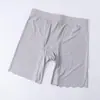 Cueca Boxer Nova Primavera e Verão Feminina Anti-Exposição Sem Costura Seda de Gelo Calça de Segurança Comércio Exterior Transfronteiriço Tamanho Grande Calça de Segurança Roupa Íntima