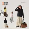 Ropa de Otoño Pudding Haru para Niñas, Top de Ropa Infantil, Nuevo Modelo de Otoño 2026, Chaleco de Algodón Impermeable Ligero Cálido para Niños