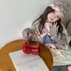 Bolso de Mano para Niñas con Lazo Dulce y Lindo Estilo Coreano Moda Color Sólido Bolso Cruzado para Bebé Nuevo Bolso de Accesorios para Niños