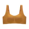 Sujetador de verano ultra delgado sin costuras para mujer de pecho grande y ropa interior pequeña, orejas de conejo, talla grande, que contrae el pecho, anti-flacidez del pecho