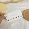 Diseñado Verano Fresco y Versátil Colorido Set de Aretes de Flores Coreano Simple Pequeño Exquisito Aretes para Mujeres